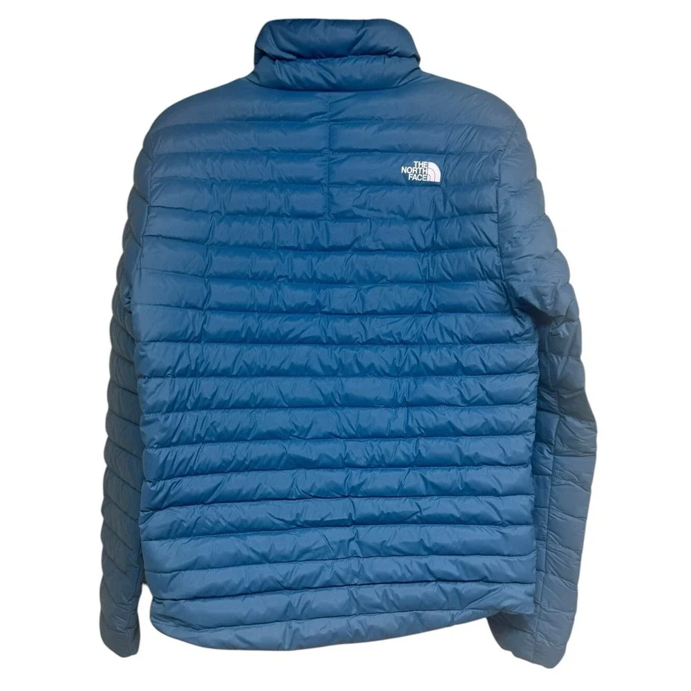 The North Face Stretch Down Puffer Jacket‎ 700 Fill Blue Men's Size Small